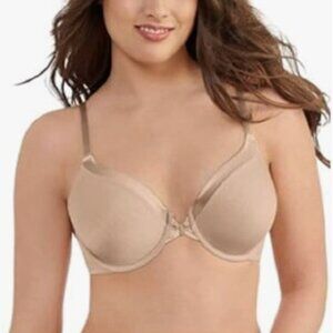 Vanity Fair Illumination Front Closure Bra, 3-Way Convertible Stra, Beige, 38DD